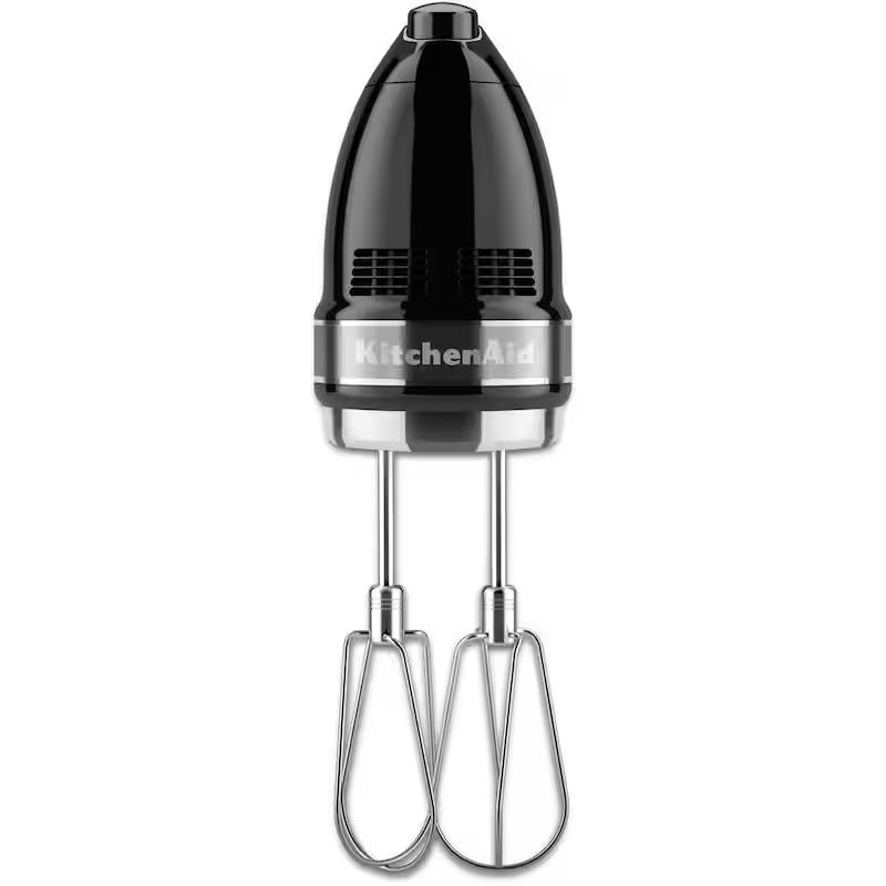 Onyx Black Hand Mixer with Beater and Whisk Attachments L864
