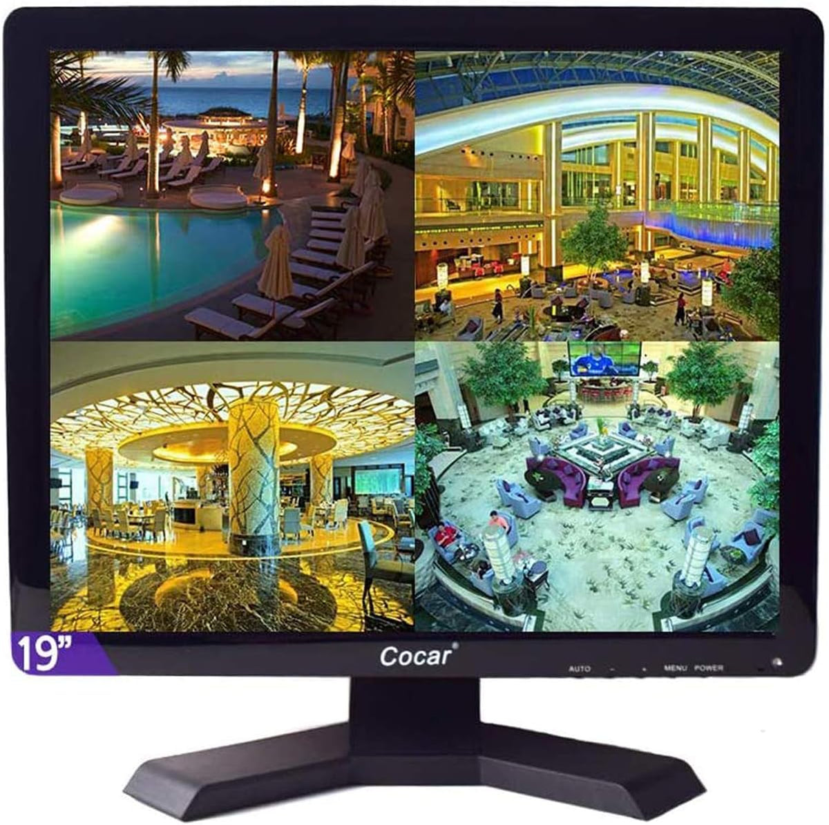 19 inch CCTV Security Monitor with BNC VGA HDMI AV J2991