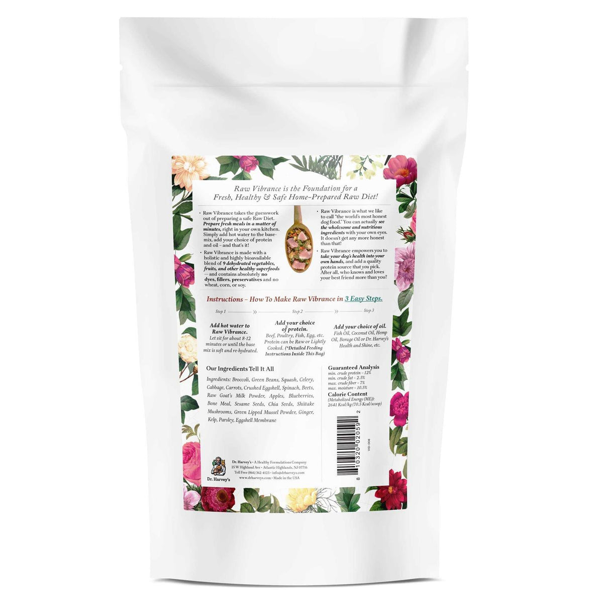Raw Vibrance Dog Food Q669