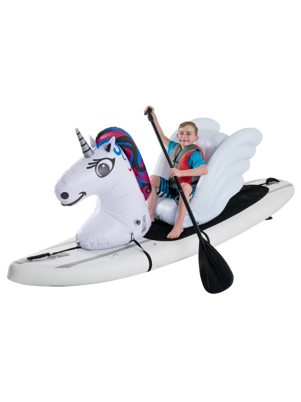 Inflatable Stand-Up Paddle Board Float Set with Child Seat C46996