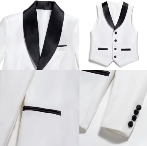 3 Piece Slim Fit Boys Tuxedo Set J16016