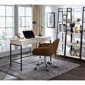 Natural & Black Desk A832