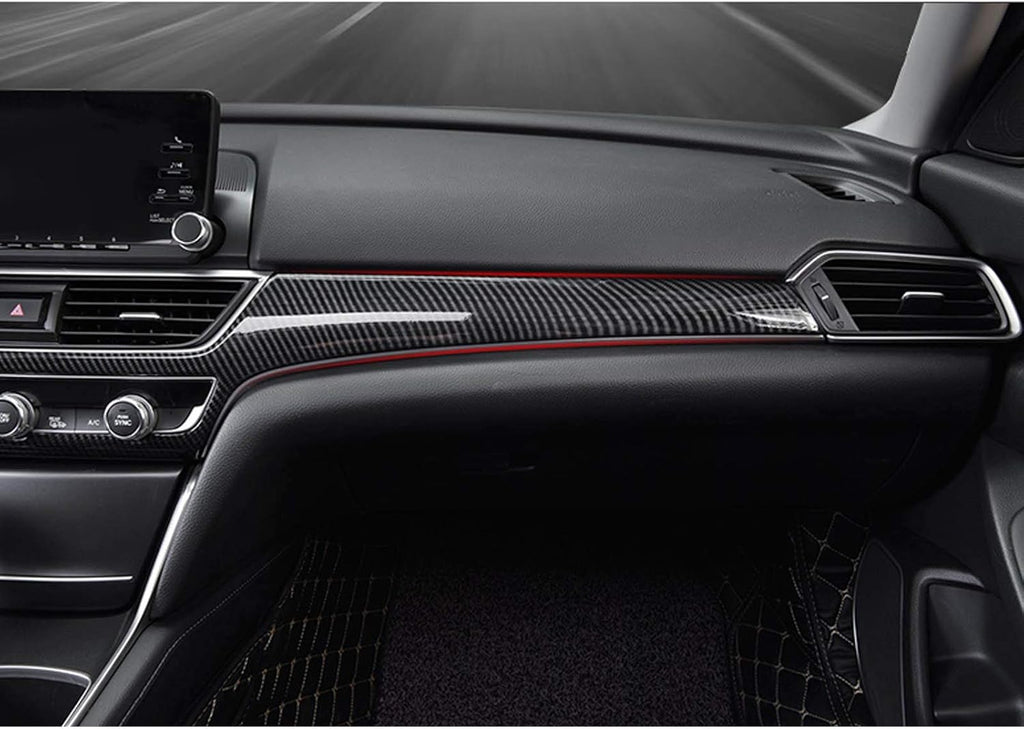 2pcs Carbon Fiber Pattern Console Dashboard AC Switch Button Panel Cover Trim Y628