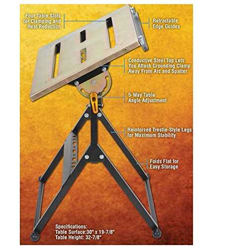 Adjustable Steel Welding Table L792