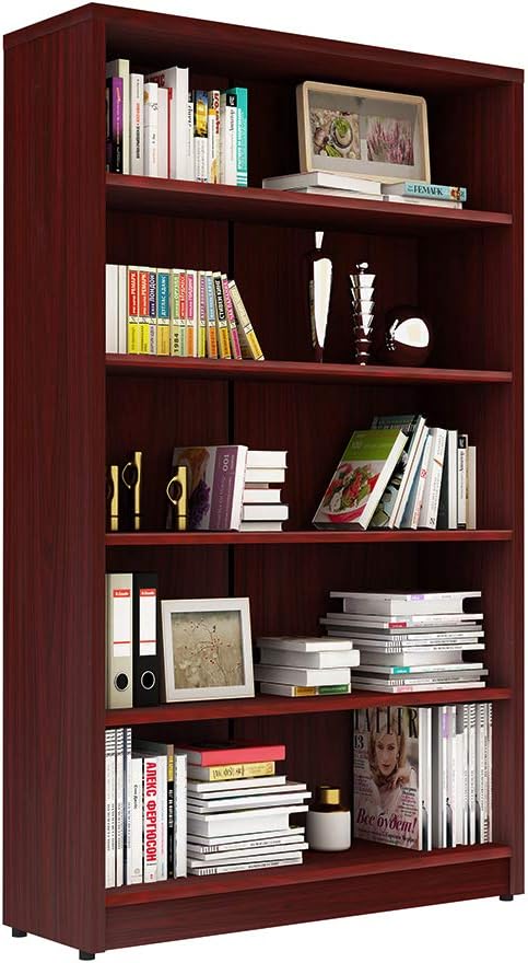 4-Shelf Wood Bookcase G2197