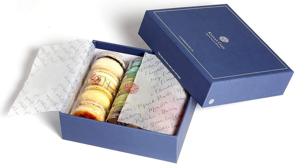 French Macaroons Chocolate Gift Box 12 V304116