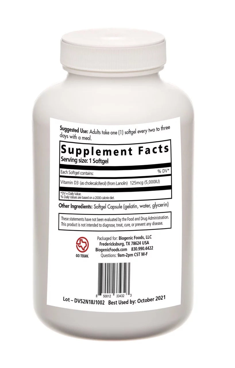 Vitamin D3 Oil 5000 IU R324163