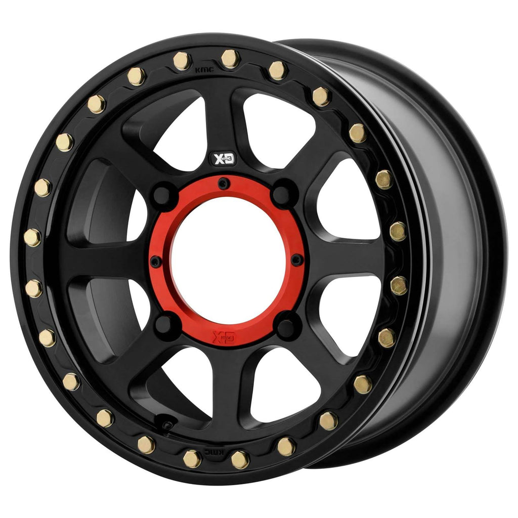 Satin Black 14x7 Beadlock Wheel Q651