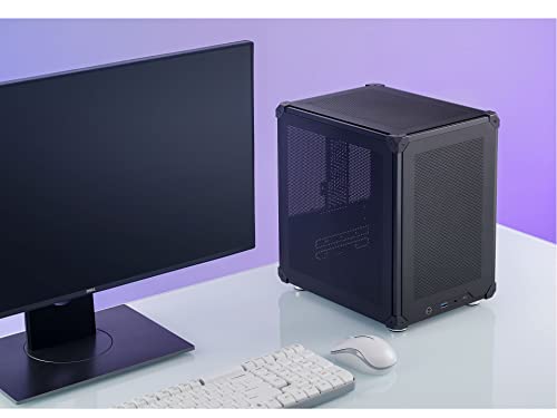Black Mini MATX Mesh Case F86942