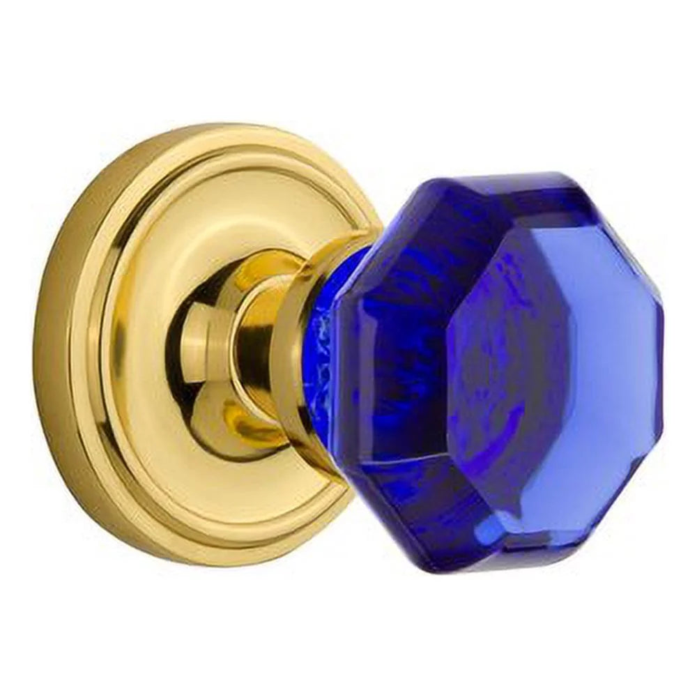 Cobalt Door Knob with Classic Rosette A829459
