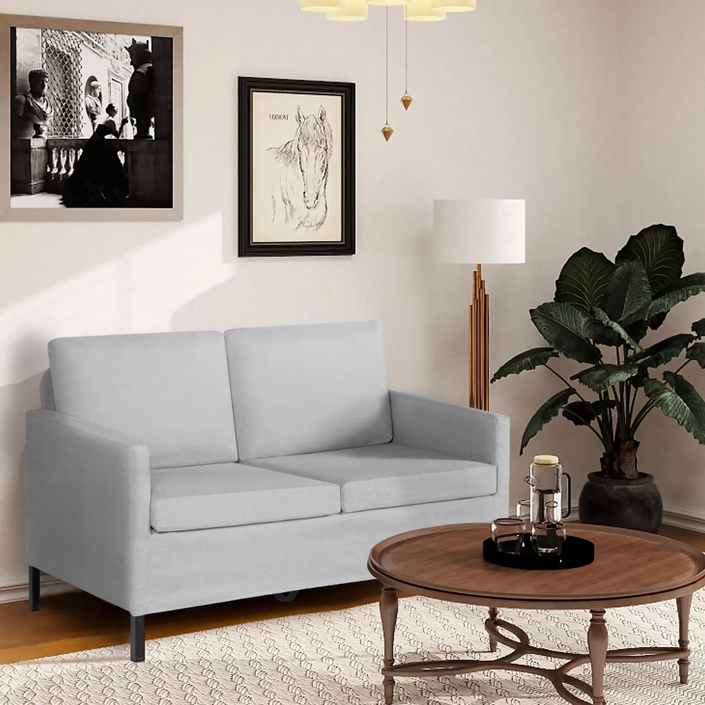 51" Loveseat Sofa with Removable Cover Q742661