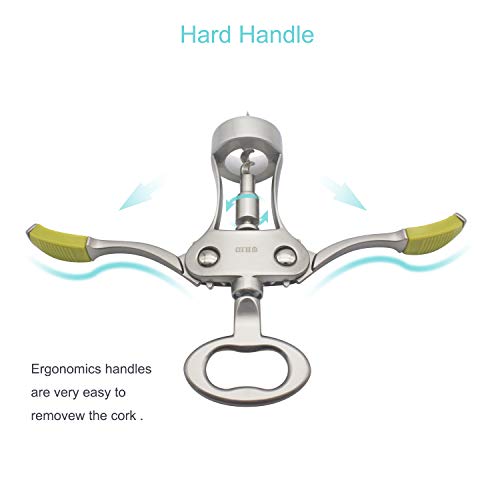 Stainless Steel Wing Corkscrew Wine Opener T91652