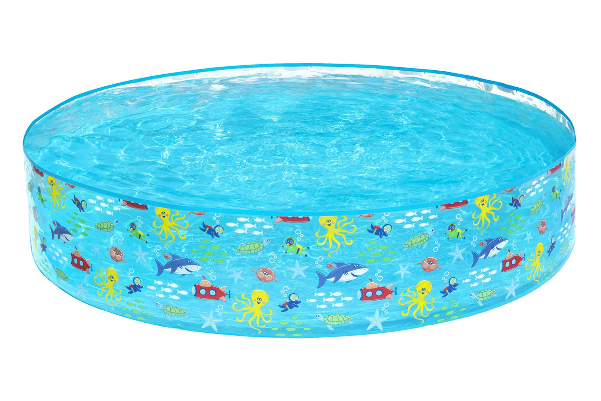 Round Multi-Color Above-Ground Kiddie Pool S52614