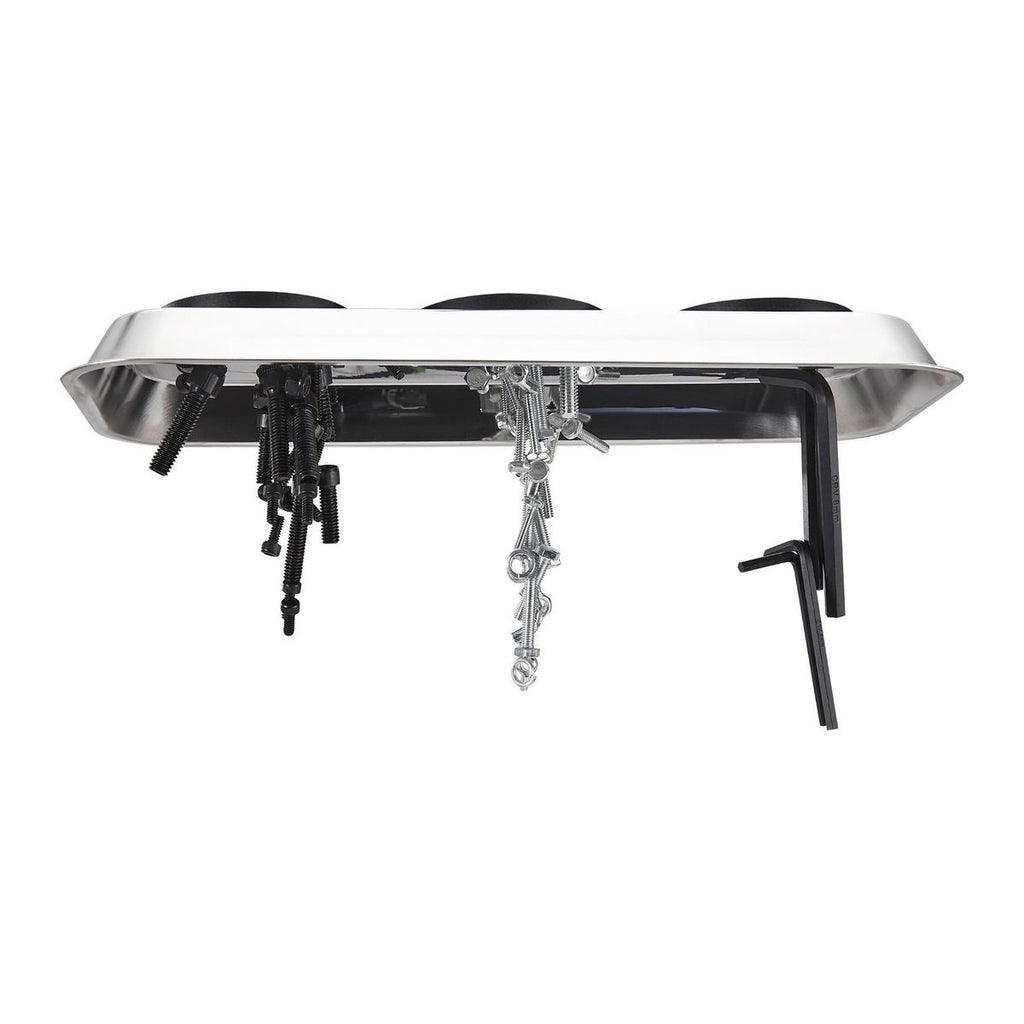 14-1/8 in. x 6-1/4 in. Magnetic Stainless Steel Parts Tray I56671