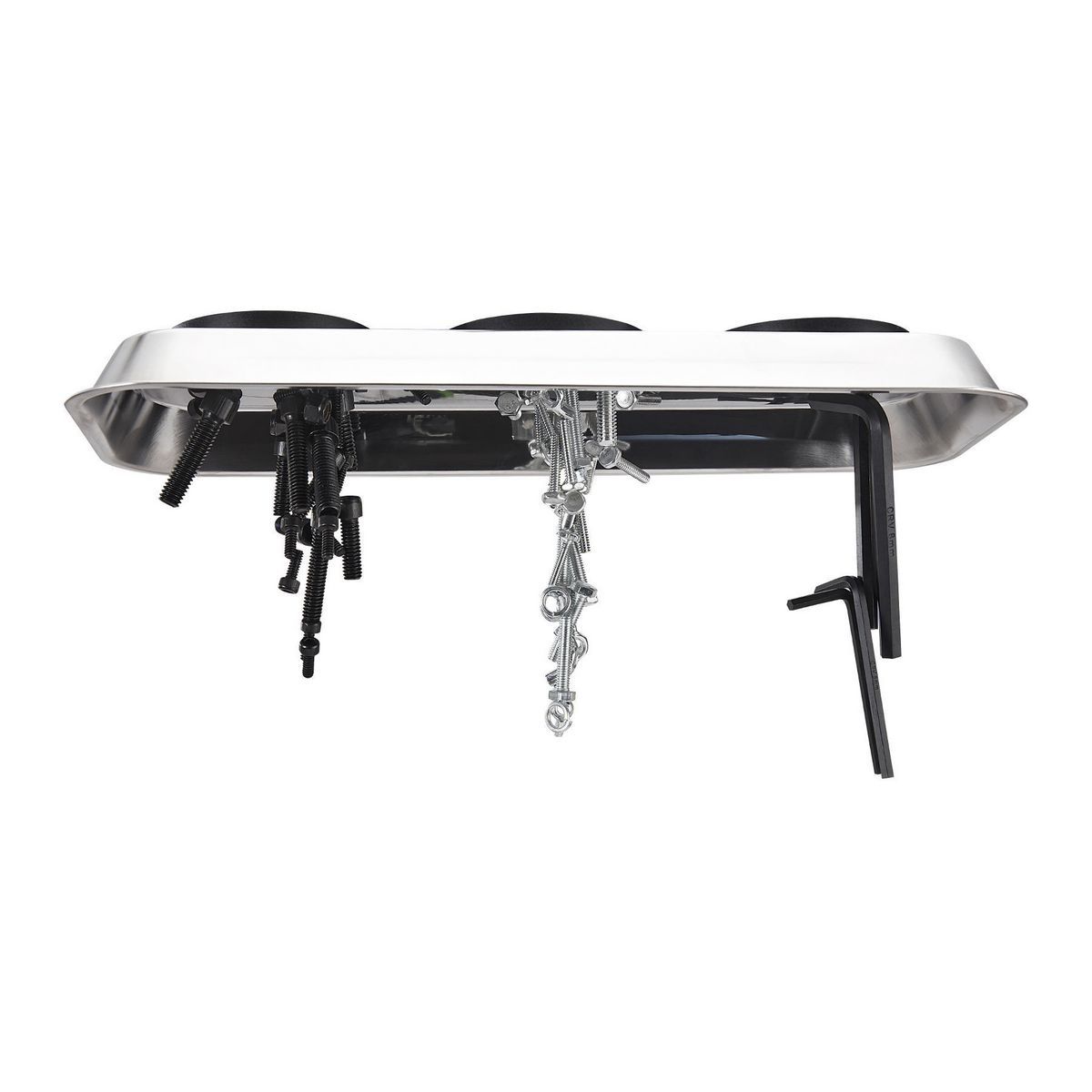 14-1/8 in. x 6-1/4 in. Magnetic Stainless Steel Parts Tray I56671