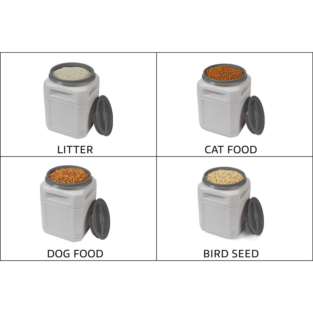 Pet Food Storage Container with Scoop C988627