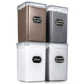 4 Pieces 5.2L BPA Free Airtight Food Storage Canisters M613