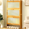 Slim Shoe Storage Cabinet With Doors K691