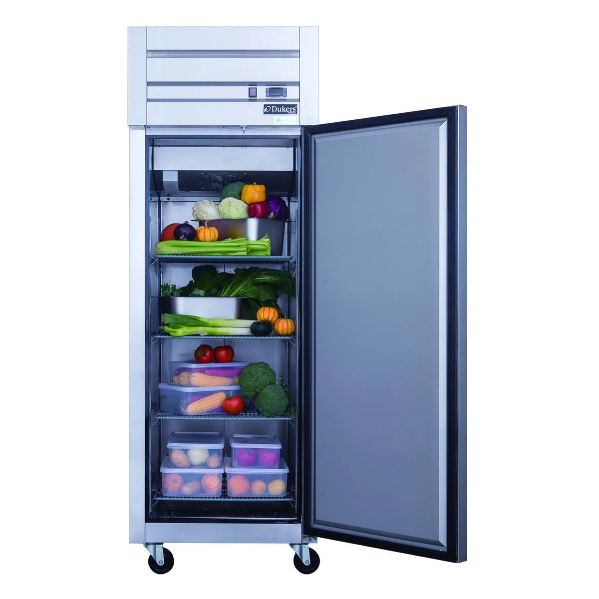 Commercial Upright Reach-in Refrigerator Stainless Steel One Door 17.72 cu.ft. D137248