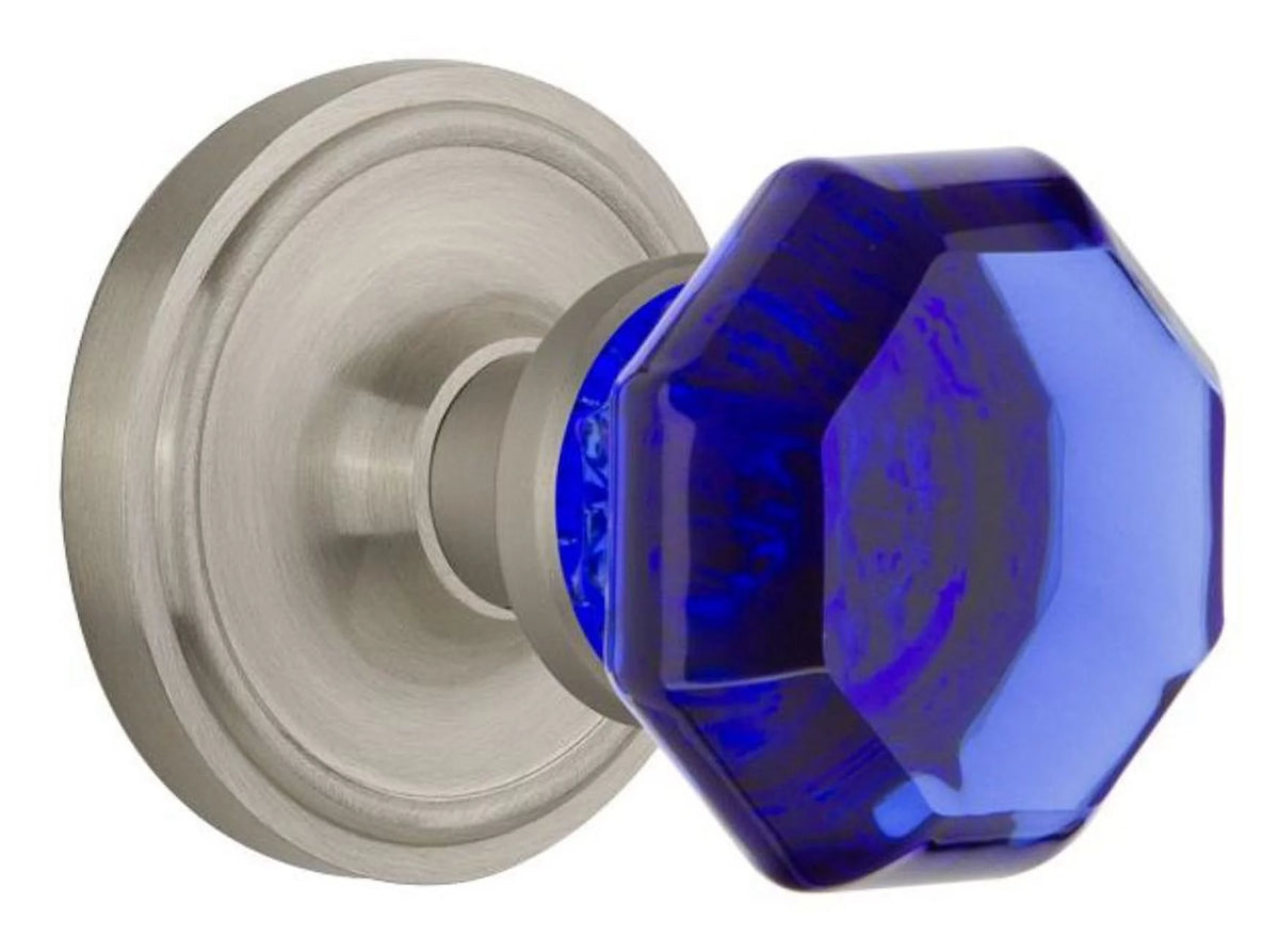 Cobalt Door Knob with Classic Rosette A829459