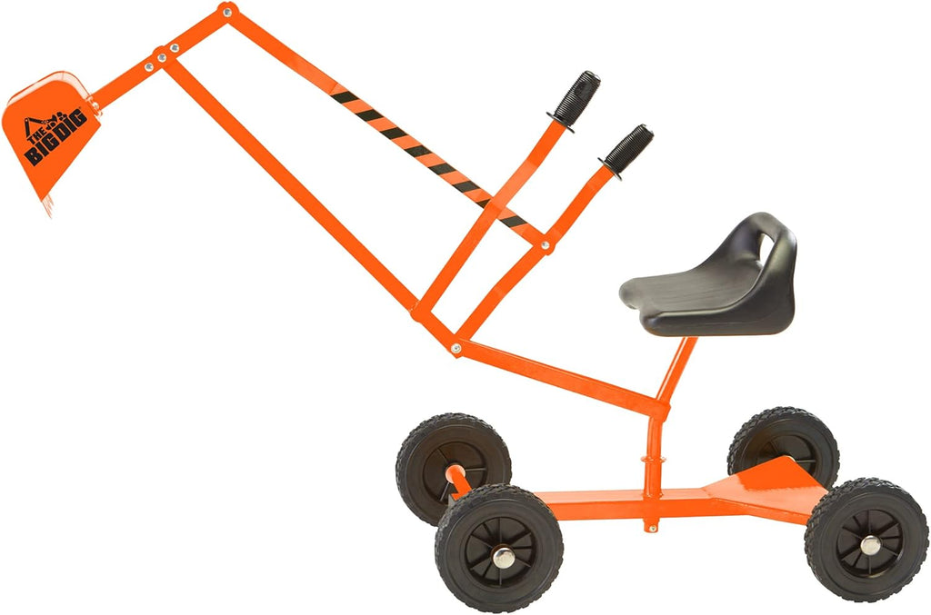 Yellow Steel Sandbox Digger Excavator Crane with 360° Rotation X932620