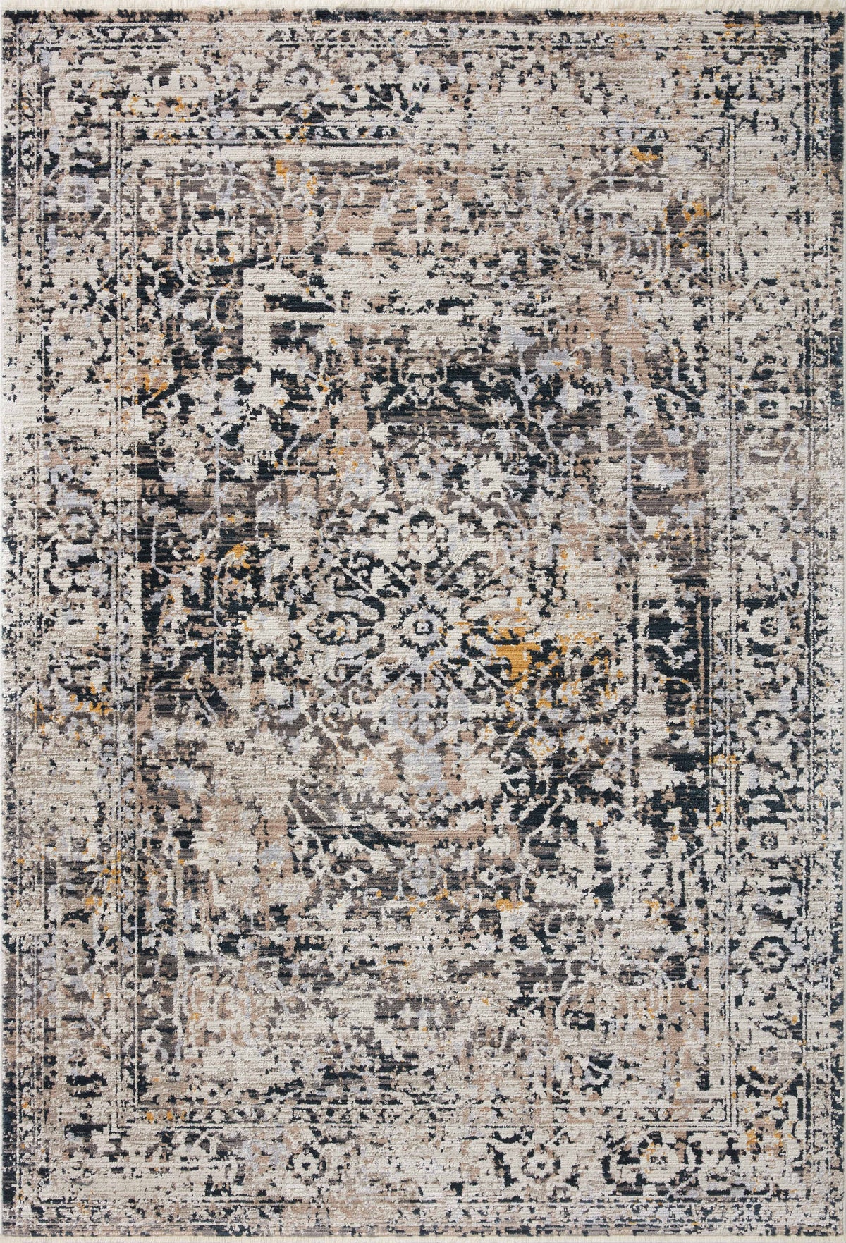 Charcoal Taupe 6'7 x 9'6 Rug A735