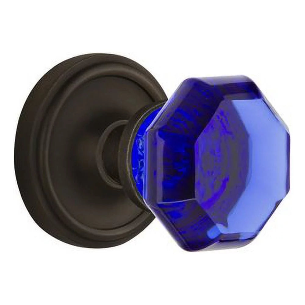 Cobalt Door Knob with Classic Rosette A829459