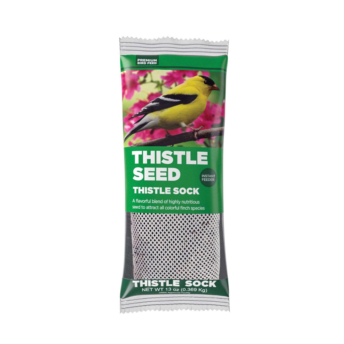 Feeder Sock Filled with Thistle Seeds Q1998