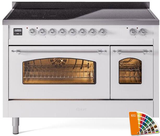 48 Induction Range with Electric Oven J86397