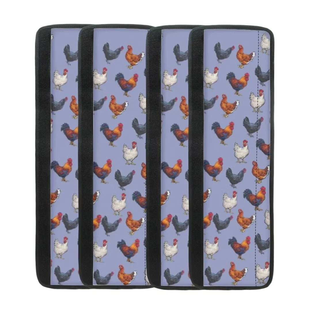 4 Piece Rooster Refrigerator Door Handle Cover K798059