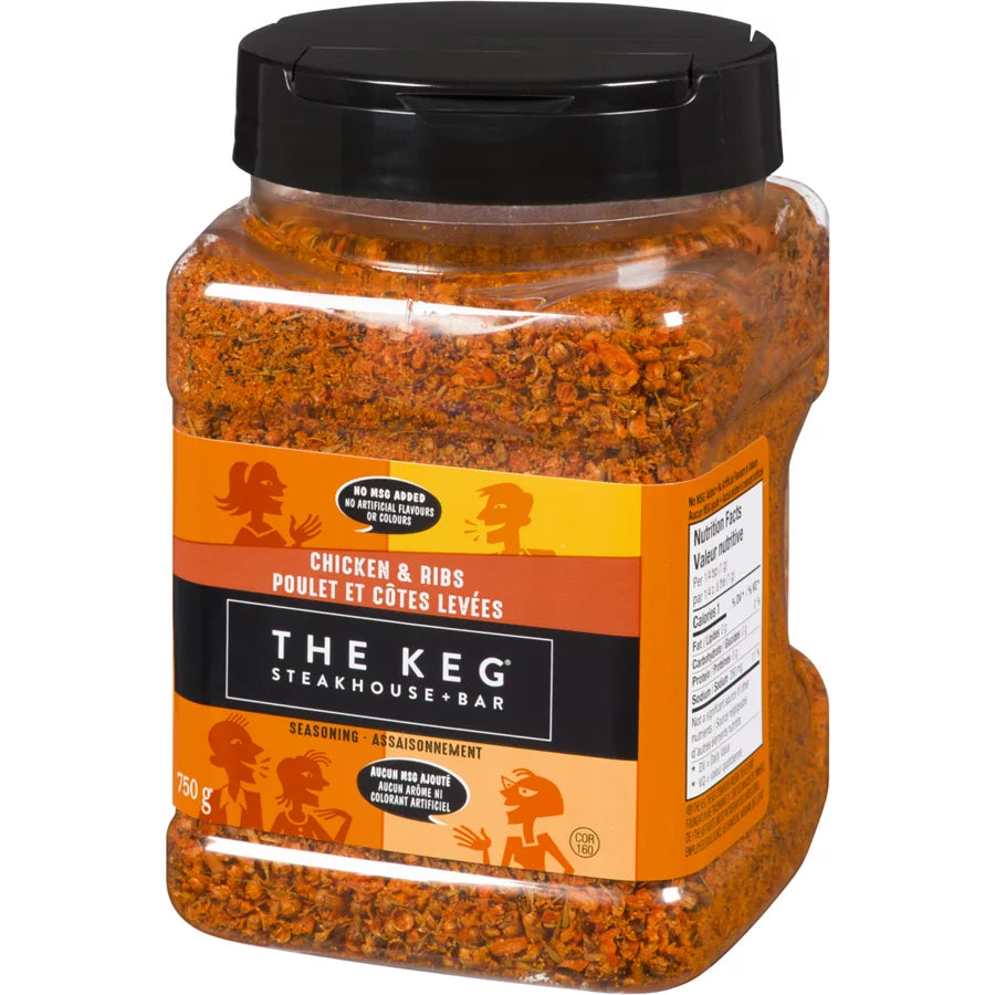 Chicken & Ribs Seasoning, No MSG Added, 750g G8547