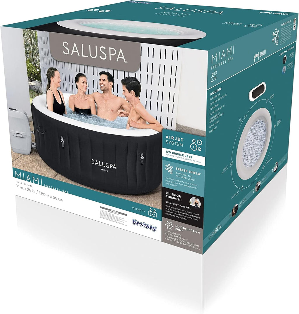 4-Person Inflatable Hot Tub L65579