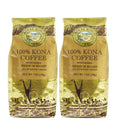 100% Hawaiian Kona Medium Roast Ground Coffee, 7 Oz, 2 Pack C48618
