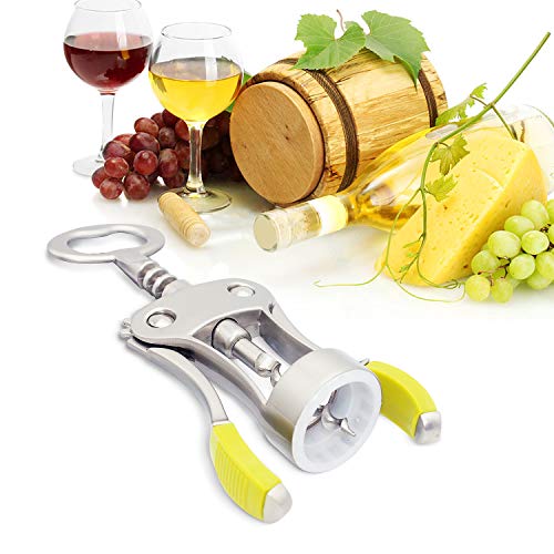 Stainless Steel Wing Corkscrew Wine Opener T91652
