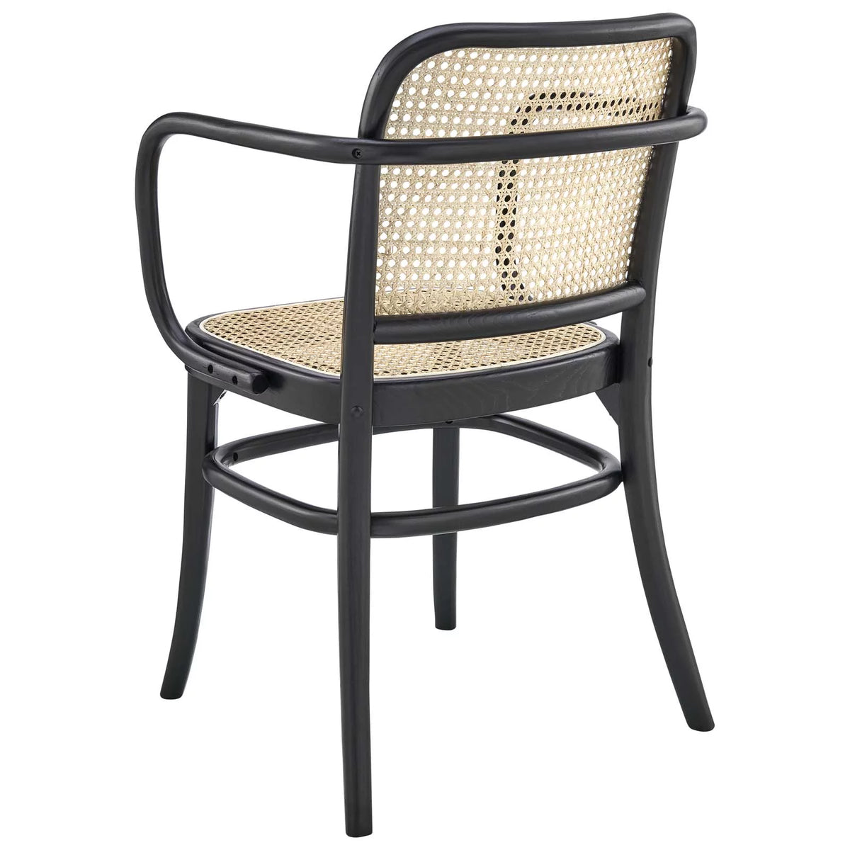Black Wood Side Dining Chair O544