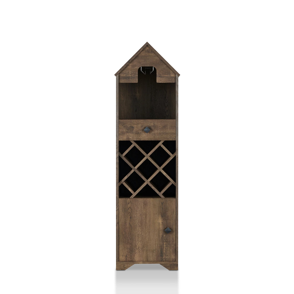 Rustic Wood Wine Storage Cabinet G751