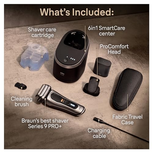 Electric Razor with 5 Pro Shaving Elements and ProComfort Head, 6in1 SmartCare Center, Charging Stand U680