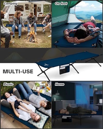 78.3"x28.7"x14.6" Heavy Duty Folding Camping Cot I4601