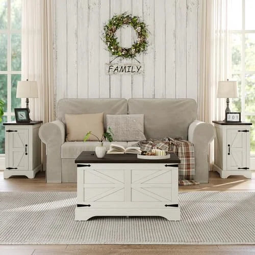 Square Lift Top Coffee Table with Hidden Compartment T248722