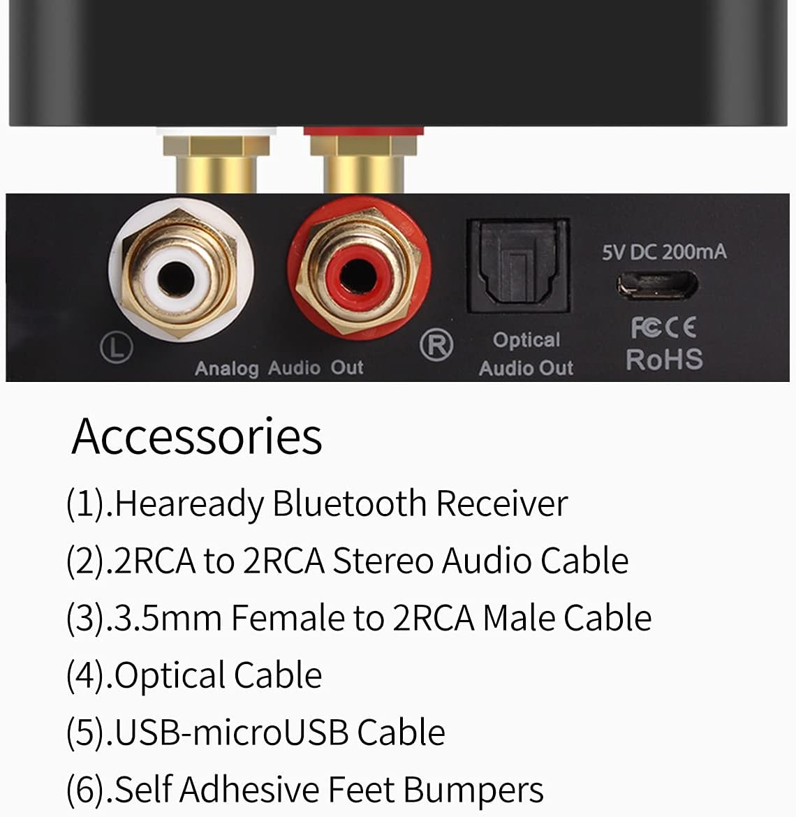 Bluetooth 5.0 Wireless Audio Adapter with aptX HD A109164