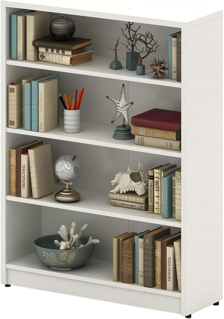 4-Shelf Wood Bookcase G2197