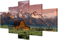 5 Piece Framed Canvas Landscape Art (60''Wx32''H) X84536