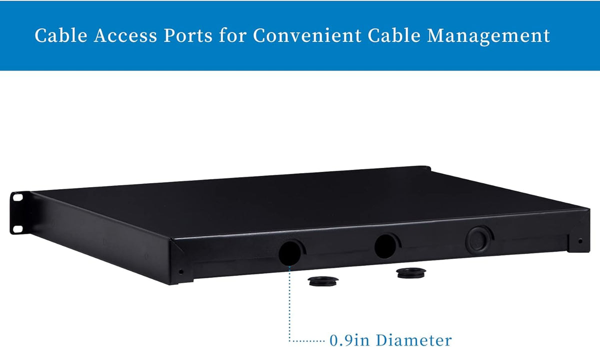 1U Rack Mount Drawer with Lock and Key Y29169