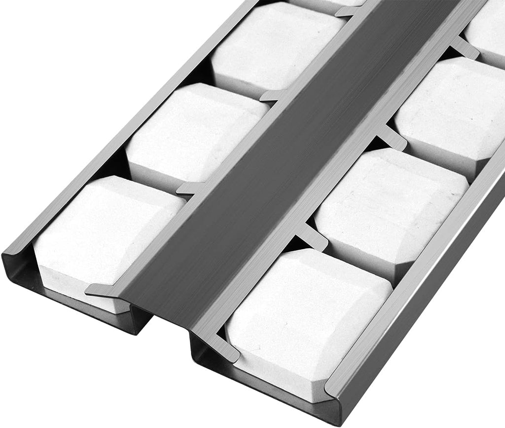 18" X 5-1/2" BBQ Grill Briquette Tray Heat Plates Shield A8543