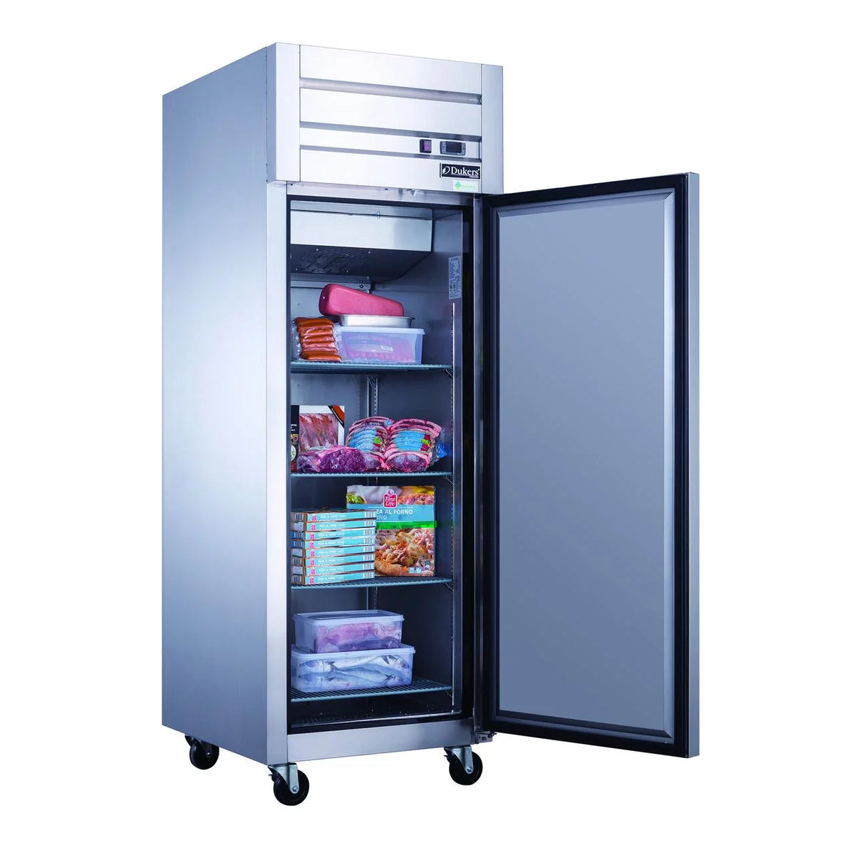 Commercial Upright Reach-in Refrigerator Stainless Steel One Door 17.72 cu.ft. D137248