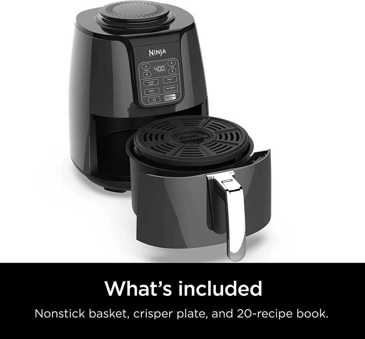 Grey 4 Quart Air Fryer V581635