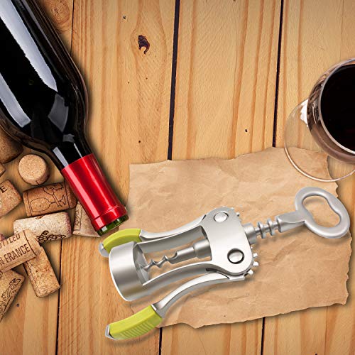 Stainless Steel Wing Corkscrew Wine Opener T91652