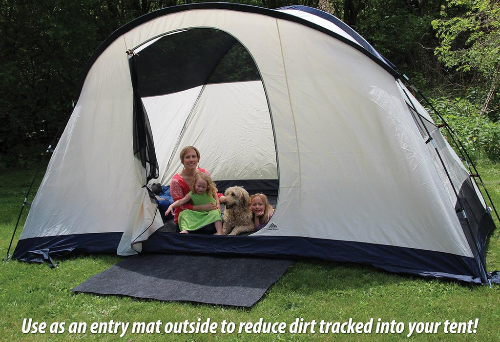 Camping Tent Carpet Mat, 7'4 x 8'4 Pack of 2 R403