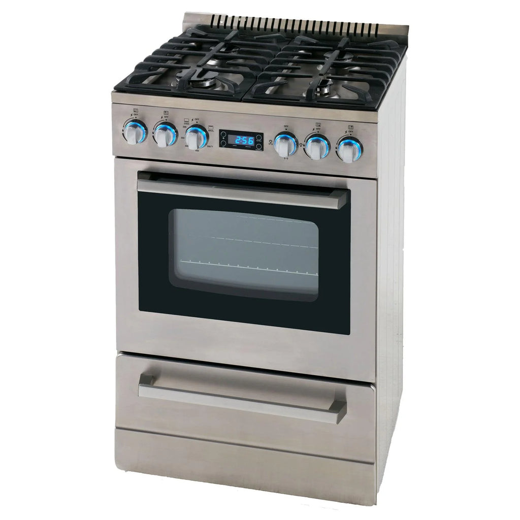 24" Gas Range Oven in Stainless Steel S221881