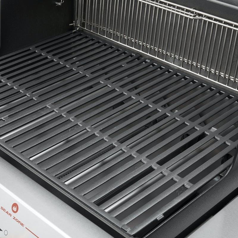 4-Burner Natural Gas Grill in Black with Side Burner T934